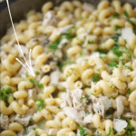 skillet turkey piccata pasta