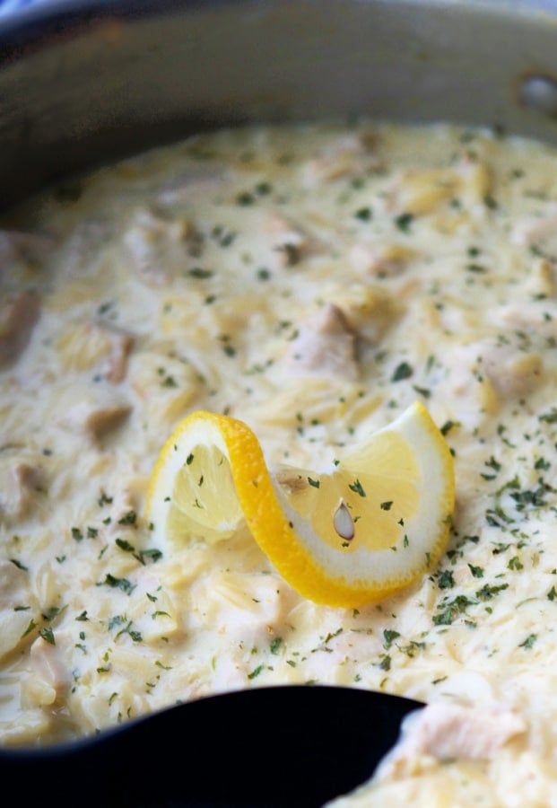 lemon garlic orzo chicken 