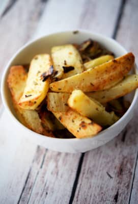 fennel roasted potato wedges