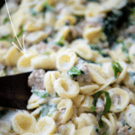 lemon ricotta pasta with italian sausage