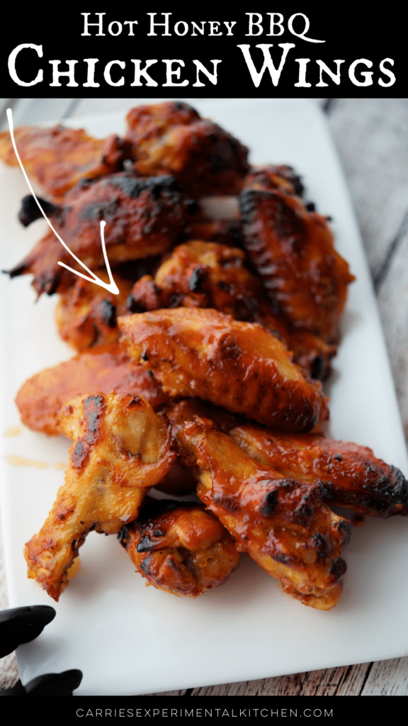 baked hot honey bbq chicken wings