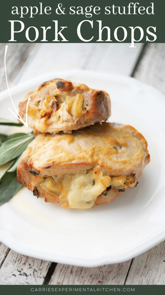 apple and sage stuffed pork chops