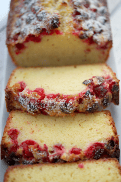 sour cream cranberry loaf bread