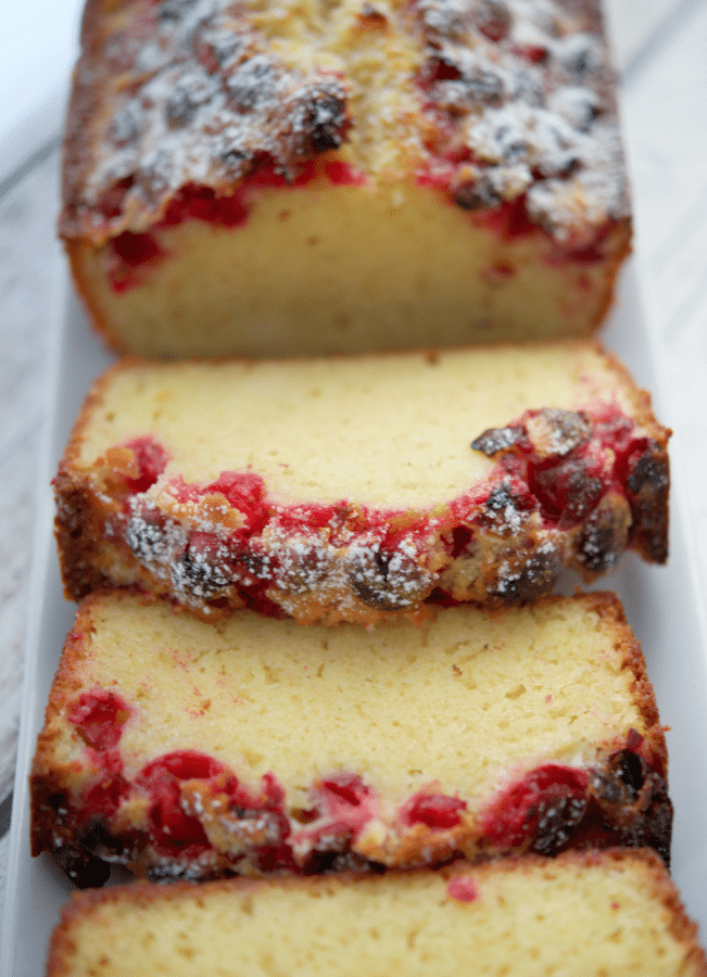 sour cream cranberry loaf bread