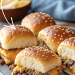 ground beef cheeseburger sliders