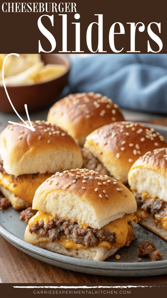 ground beef cheeseburger sliders