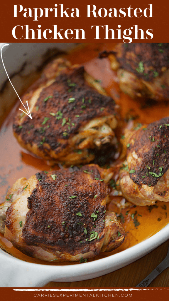 hungarian paprika roasted chicken thighs