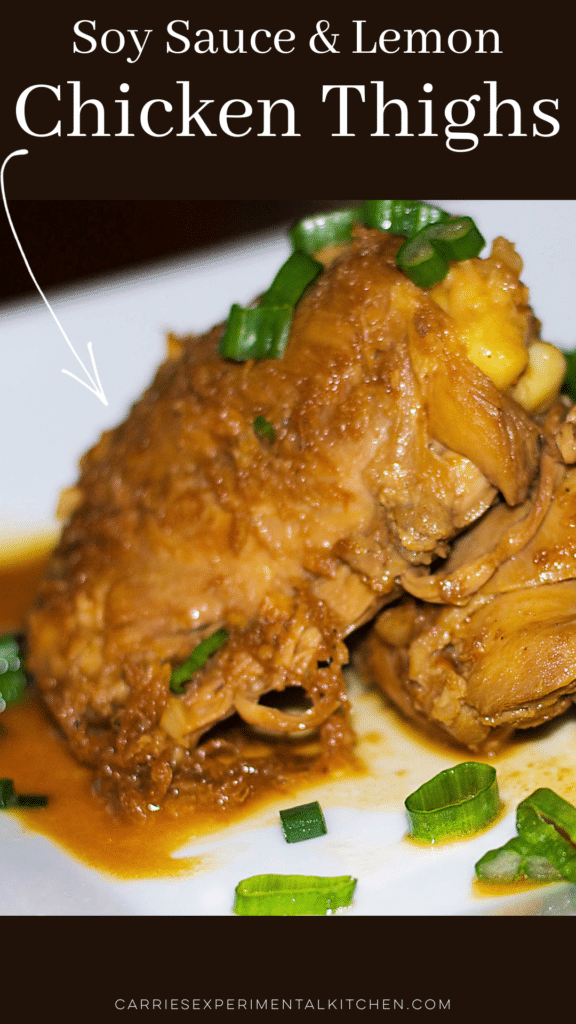 lemon and soy sauce chicken thighs