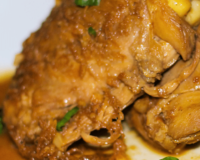 soy sauce and lemon chicken thighs