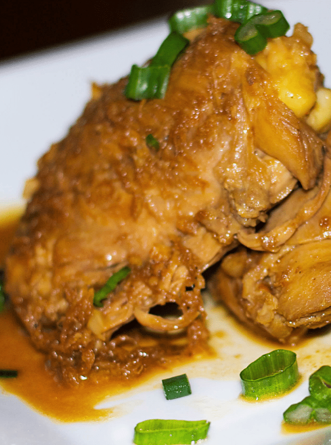 soy sauce and lemon chicken thighs
