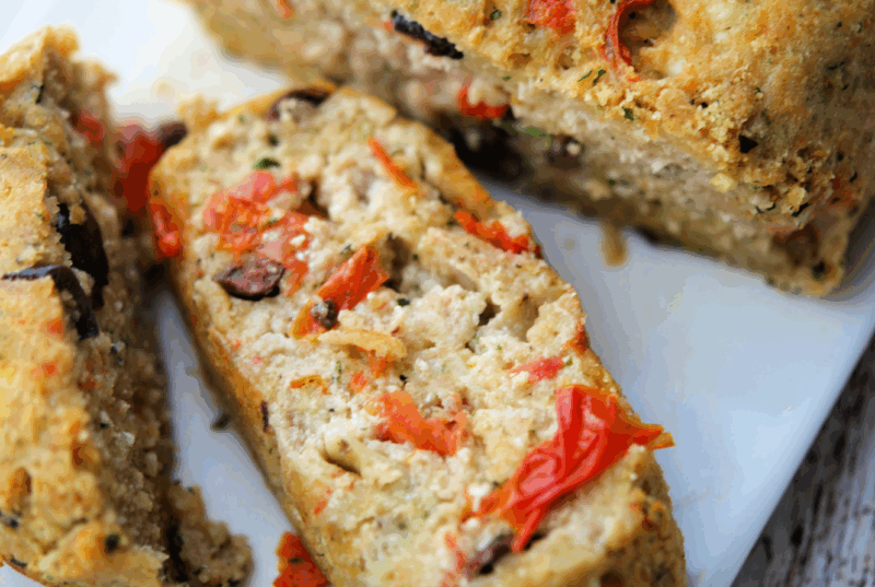 chicken meatloaf with tomatoes and olives