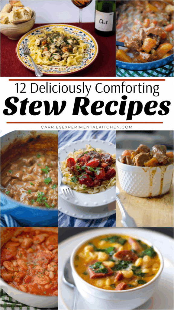 collage photo of 7 stew recipes